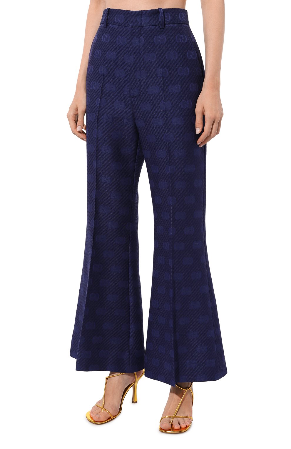 Брюки из шерсти и шелка GUCCI, арт. 607928 ZADC7, фото 3