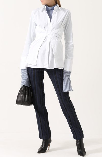 Приталенная хлопковая блуза HELMUT LANG, арт. H07HW516, фото 2
