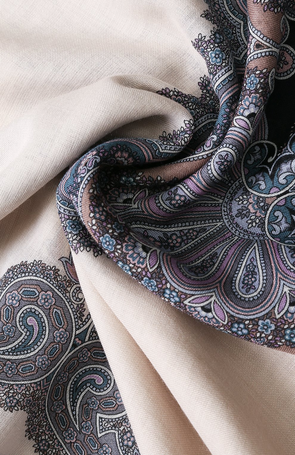 Платок из смеси шерсти и шелка с принтом MICHELE BINDA, арт. 20WL036551, фото 2