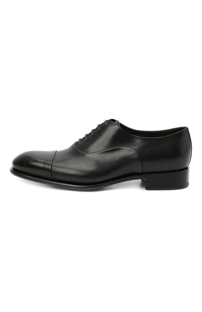 Кожаные оксфорды SANTONI темно-синего цвета по цене 140500 руб., арт. MCCR12621MC1HVVDU59, фото 3 Кожаные оксфорды SANTONI, арт. MCCR12621MC1HVVDU59, фото 3