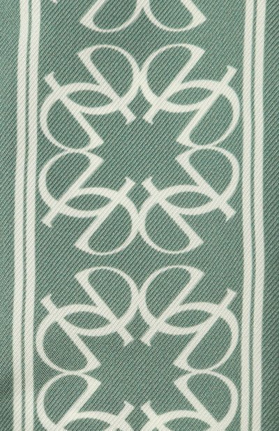 Шелковый шарф-твилли ELIE SAAB зеленого цвета по цене 12850 руб., арт. SE5120ST756, фото 3 Шелковый шарф-твилли ELIE SAAB, арт. SE5120ST756, фото 3