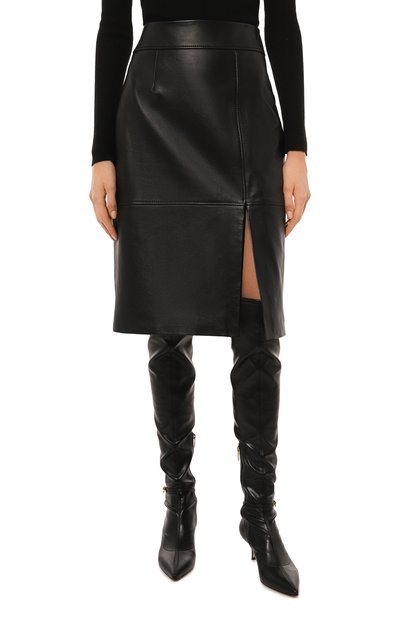 Кожаная юбка BOSS, арт. 50489116, фото 3