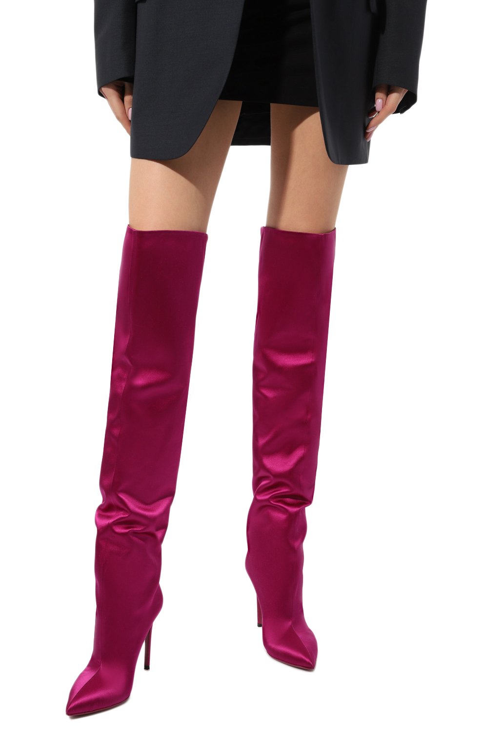 Текстильные ботфорты stiletto 105 PARIS TEXAS, арт. PX659.XTSAT, фото 3