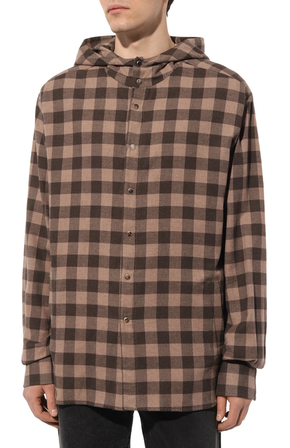 Хлопковая рубашка KITON, арт. UMCMARH0864507/46-50, фото 3