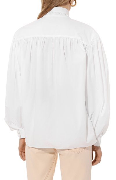 Хлопковая блузка GUCCI, арт. 721019/ZLC02, фото 4