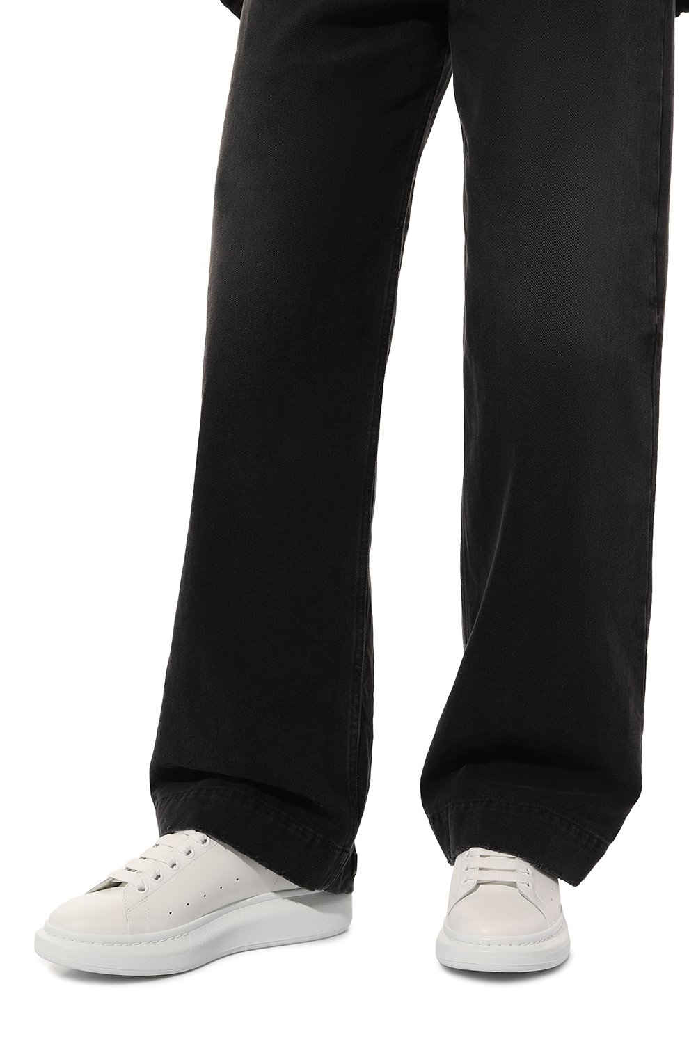 Кожаные кеды oversized ALEXANDER MCQUEEN, арт. 727394/WHXMT, фото 3