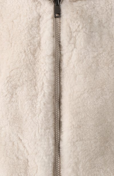 Двусторонний жилет с мехом козлика BRUNELLO CUCINELLI, арт. MPMWE3080, фото 5