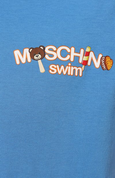 Хлопковая футболка MOSCHINO, арт. A0714/9409, фото 5