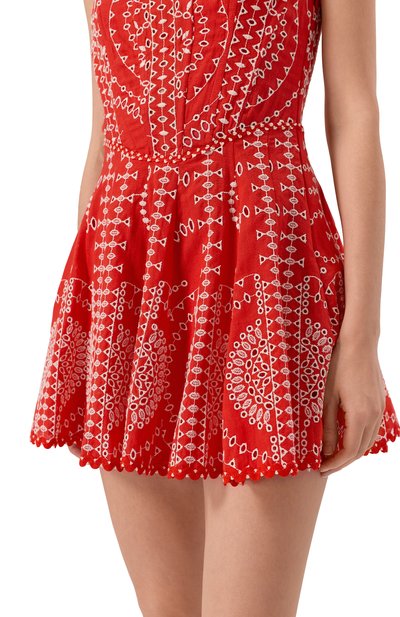 Платье из хлопка и льна CHARO RUIZ IBIZA, арт. 254601, фото 4