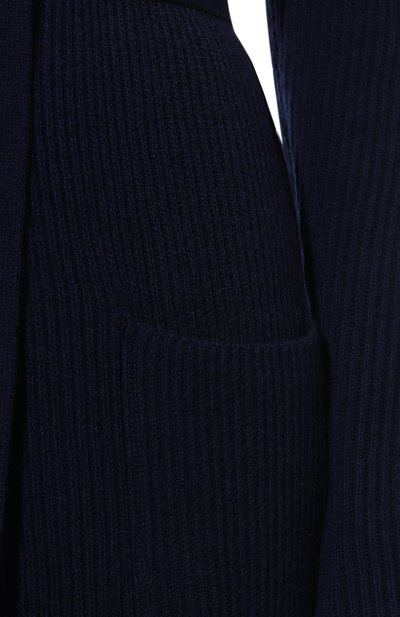 Кардиган из шерсти и кашемира OLOLOL темно-синего цвета по цене 54000 руб., арт. OLKNC013/403/BASE, фото 5 Кардиган из шерсти и кашемира OLOLOL, арт. OLKNC013/403/BASE, фото 5