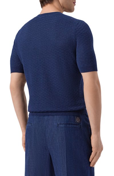 Джемпер изо льна и хлопка GRAN SASSO, арт. 57169/18668, фото 4