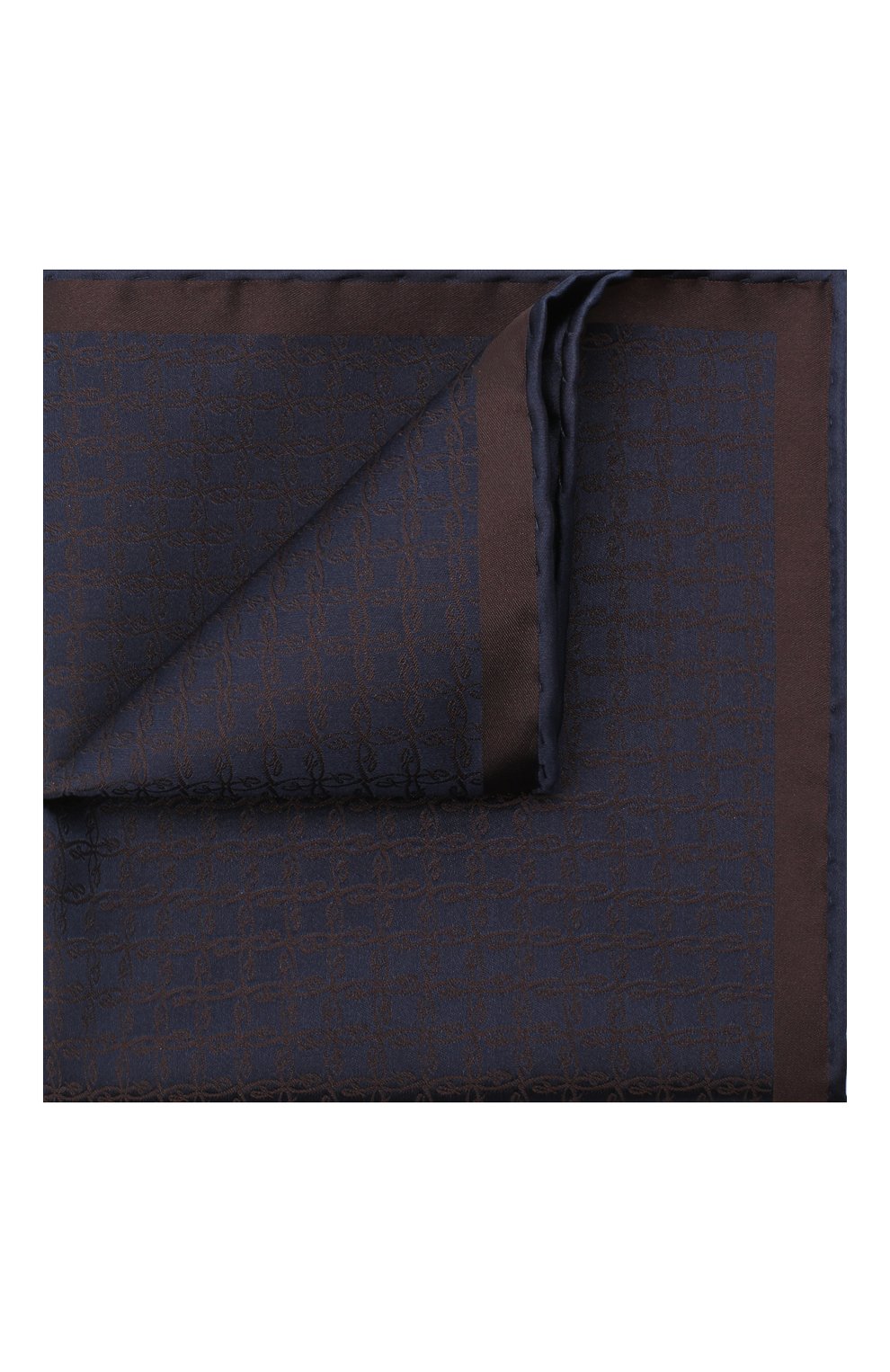 Шелковый платок BRIONI коричневого цвета по цене 15400 руб., арт. 071000/0944C, фото 1 Шелковый платок BRIONI, арт. 071000/0944C, фото 1
