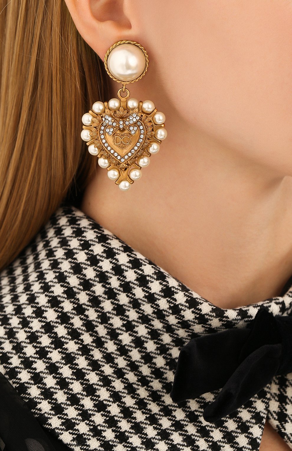 Клипсы DOLCE & GABBANA, арт. WEL6A5/W1111, фото 2