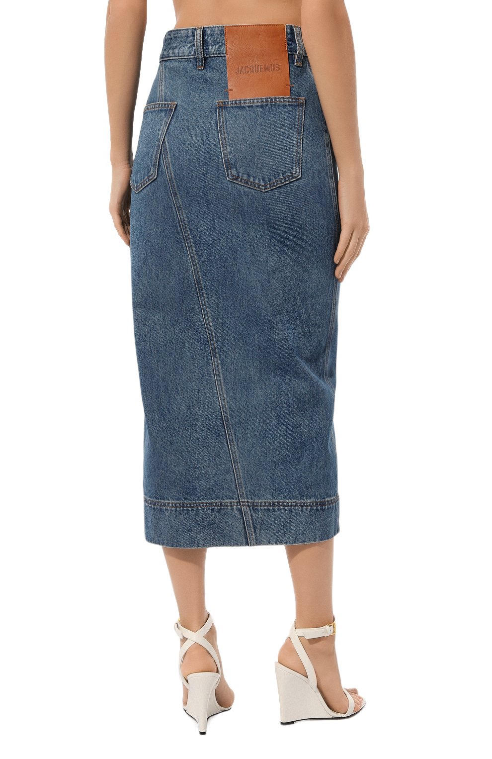 Джинсовая юбка JACQUEMUS, арт. 24H243DE046/1513, фото 4