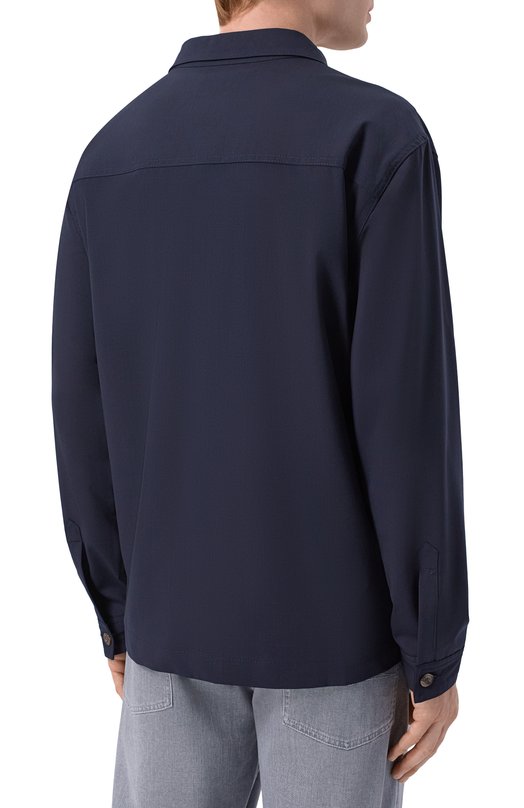 Шерстяная куртка-рубашка Richard J. Brown R0BERT/T83.0. Синий  R0BERT/T83.0. Фото 4