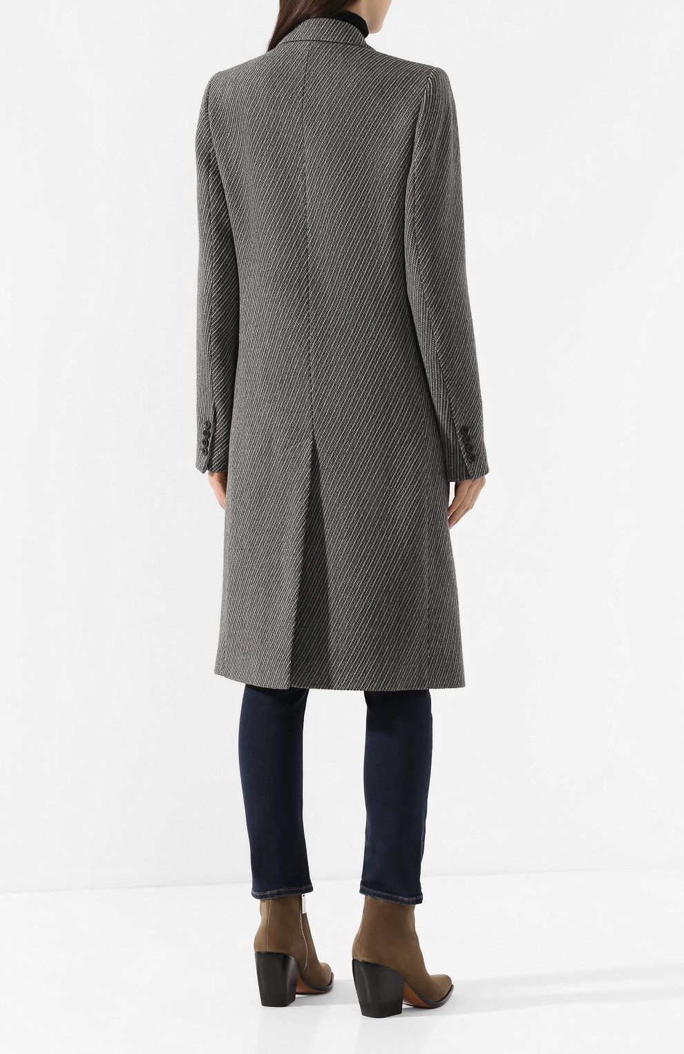 Шерстяное пальто ISABEL MARANT серого цвета по цене 139500 руб., арт. MA0710-20P009I/HARRY, фото 4 Шерстяное пальто ISABEL MARANT, арт. MA0710-20P009I/HARRY, фото 4
