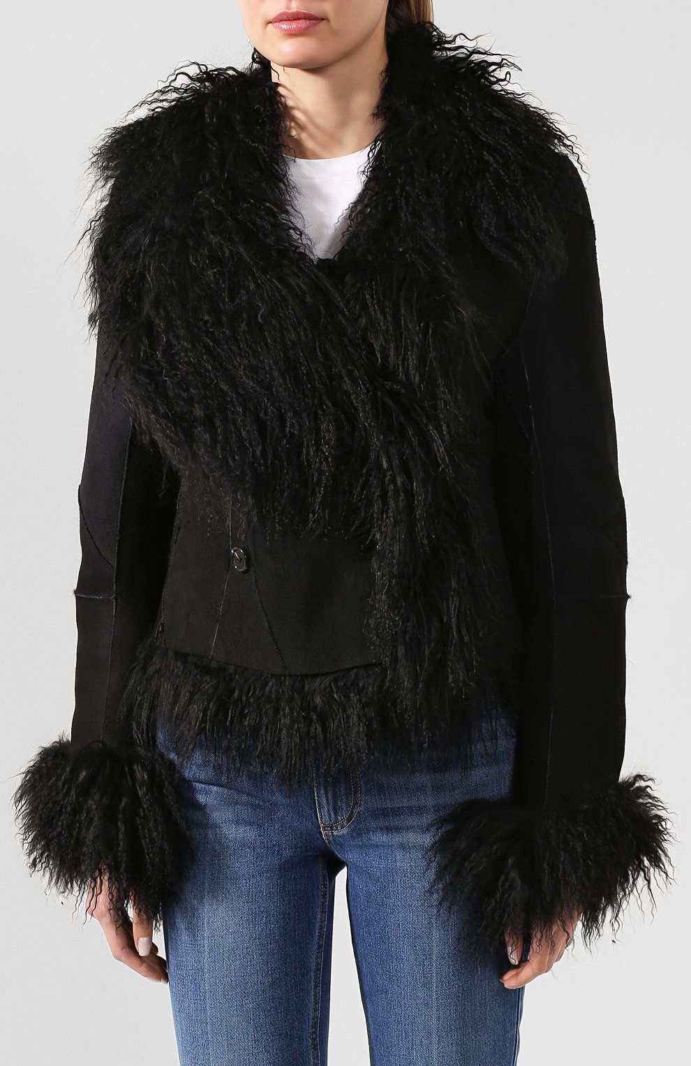 Укороченная дубленка ANN DEMEULEMEESTER, арт. 1902-1214-290-099, фото 3