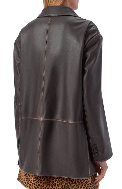Кожаный жакет WEEKEND MAX MARA, арт. WKDPILA, фото 4