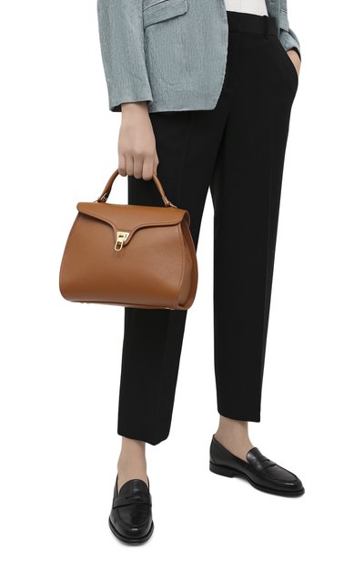 Сумка marvin medium COCCINELLE коричневого цвета по цене 38300 руб., арт. E1 GP0 18 03 01, фото 2 Сумка marvin medium COCCINELLE, арт. E1 GP0 18 03 01, фото 2