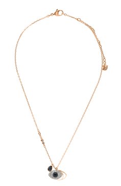 Женская кулон на цепочке duo evil eye SWAROVSKI золотого цвета, арт. 5172560 | Фото 1 (Нос: Не проставлено; Региональные ограничения белый список (Axapta Mercury): Не проставлено; Материал: Металл, Кристаллы)