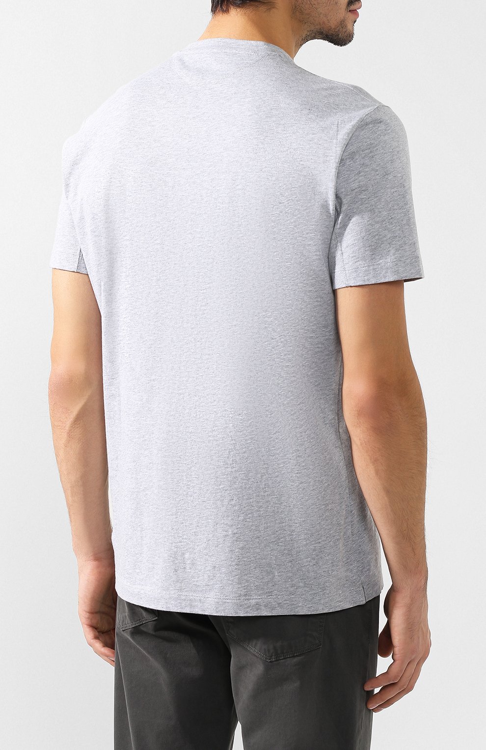 Хлопковая футболка BRUNELLO CUCINELLI, арт. M0T611377G, фото 4