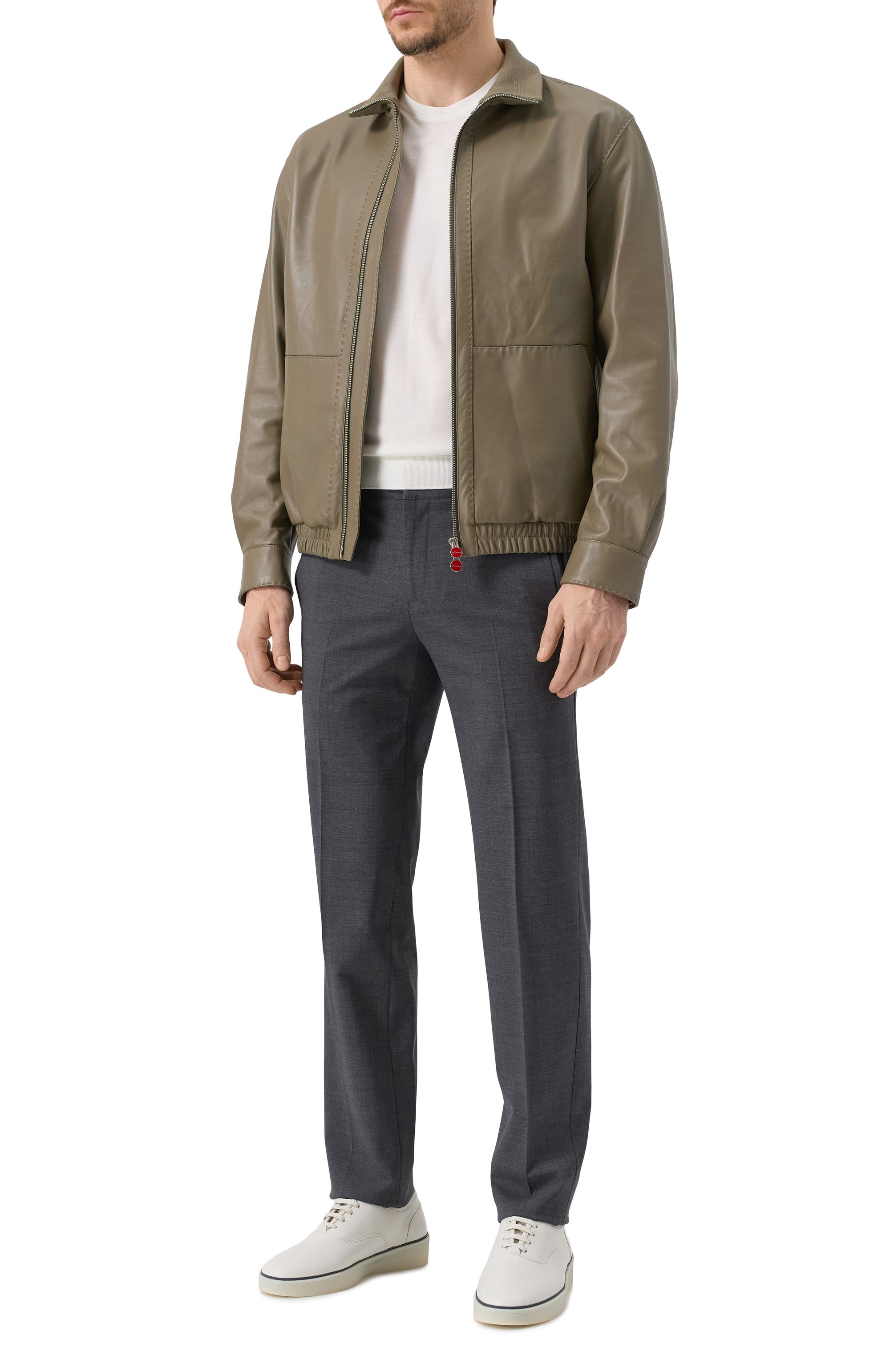 Кожаные кеды CANALI, арт. 491216/RA01019, фото 2