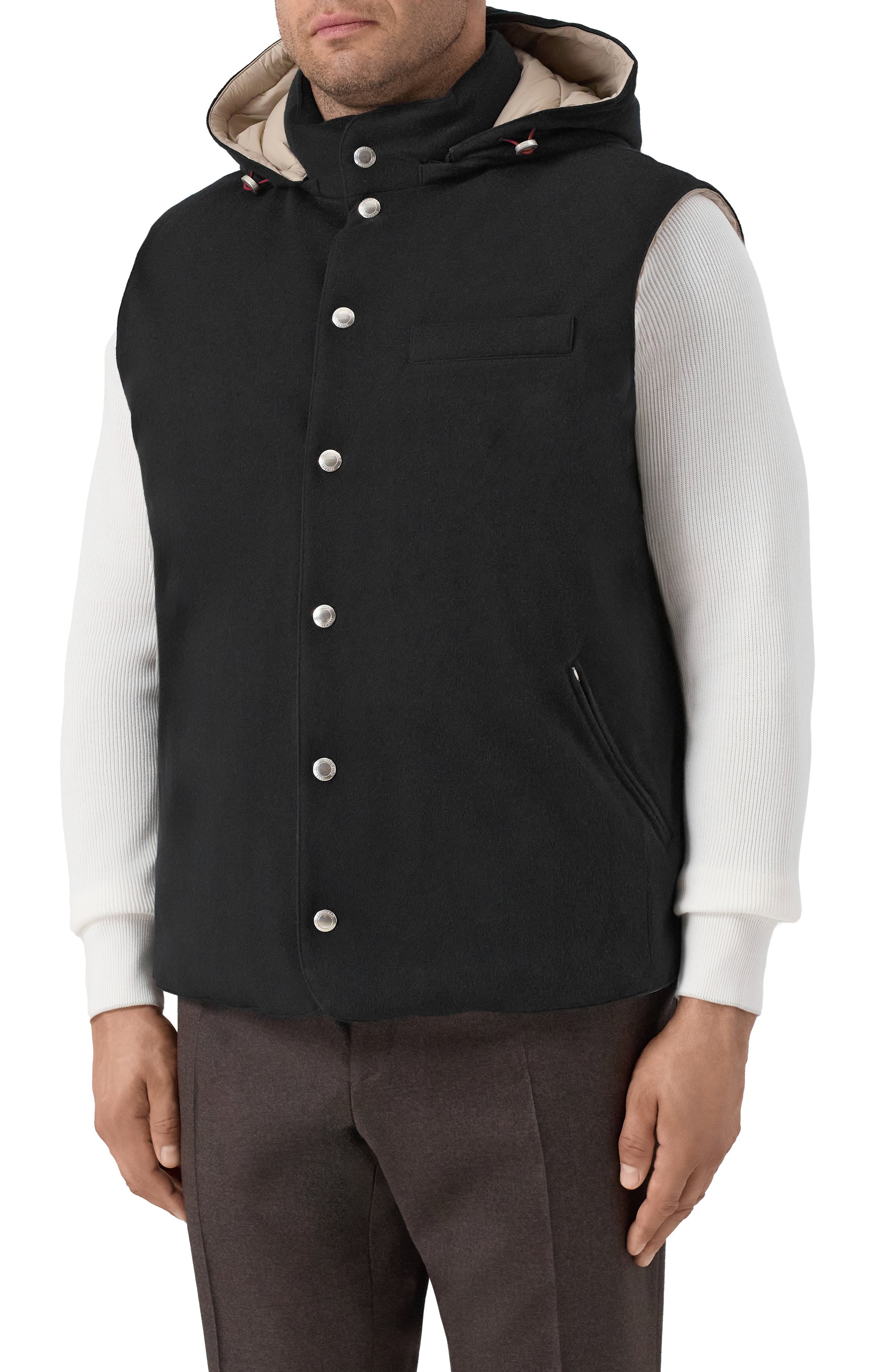 Пуховый жилет BRUNELLO CUCINELLI, арт. MM4701775, фото 3