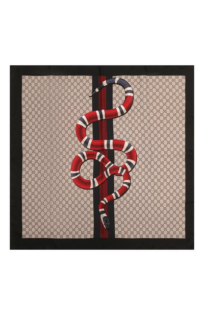 Шелковый платок GUCCI, арт. 429394 4G001, фото 4