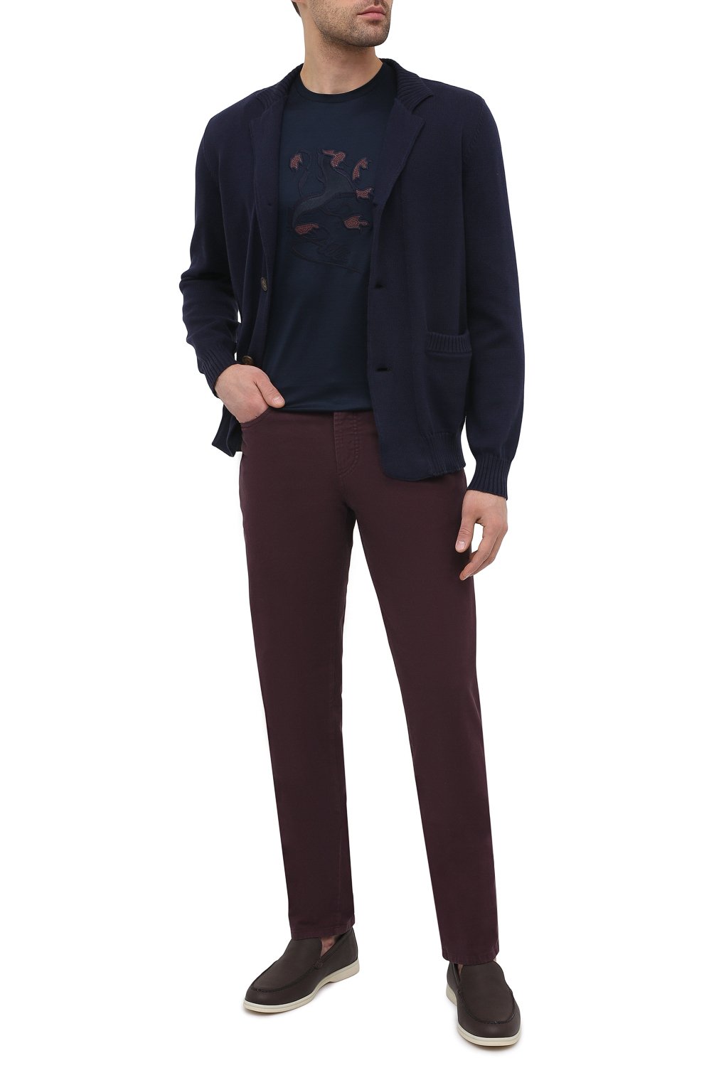 Хлопковый кардиган BRUNELLO CUCINELLI, арт. M2872711, фото 2