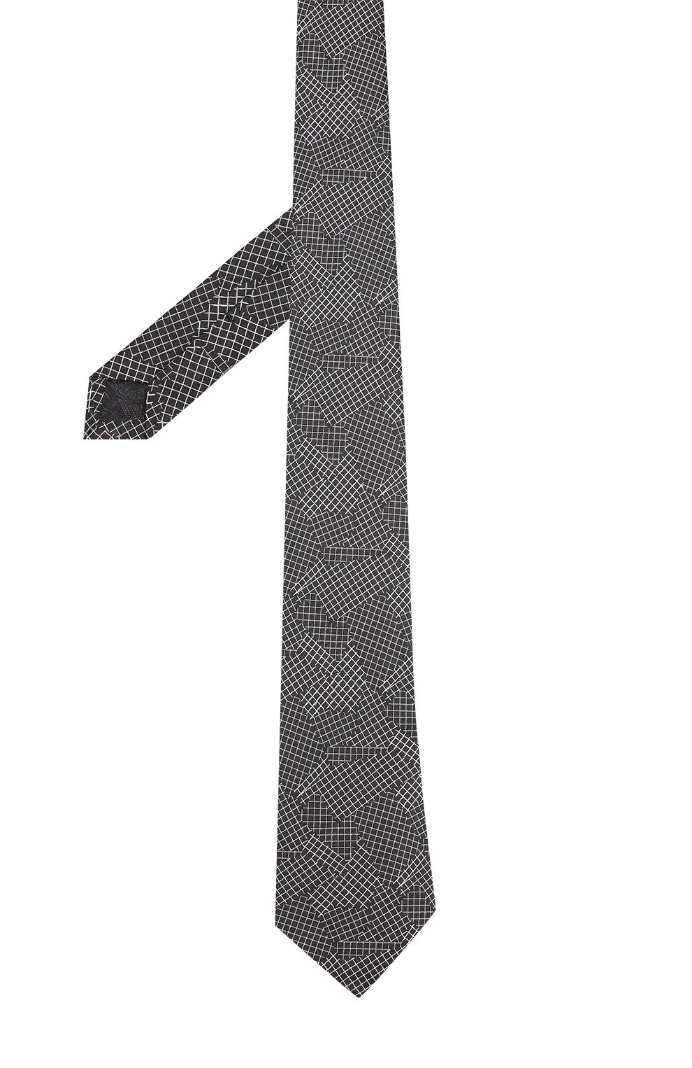 Шелковый галстук с узором TURNBULL & ASSER, арт. TIE002-BB206, фото 2