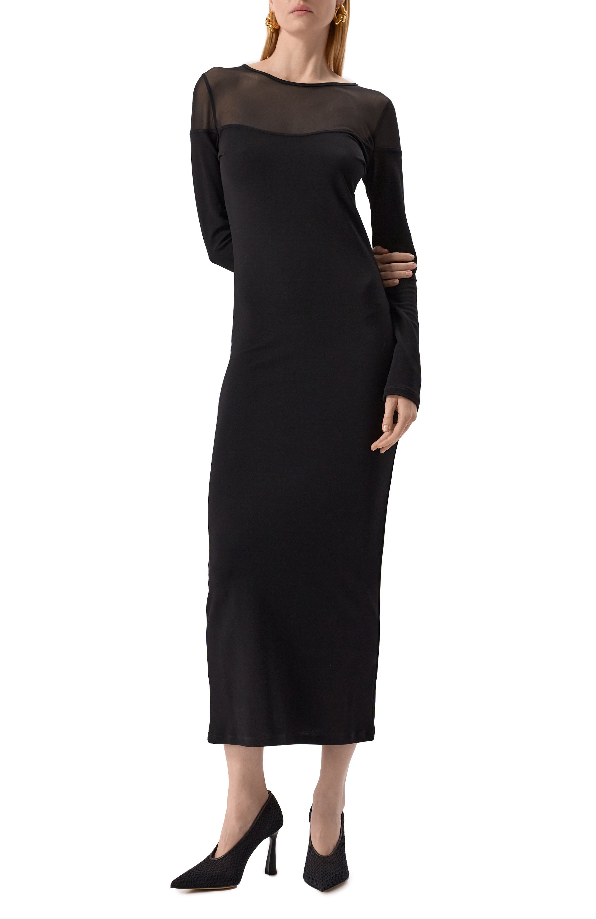 Платье из вискозы и хлопка IRO, арт. WP33DANIA, фото 2