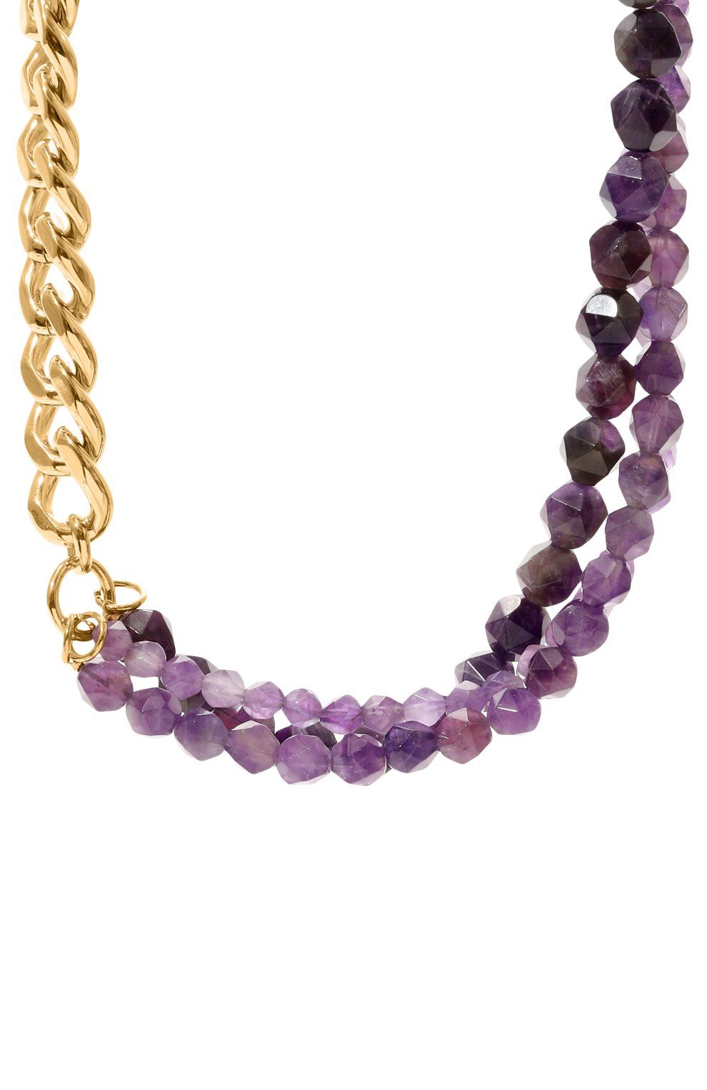 Колье CRYSTALLINE JEWELLERY фиолетового цвета по цене 19140 руб., арт. 501РТ, фото 2 Колье CRYSTALLINE JEWELLERY, арт. 501РТ, фото 2