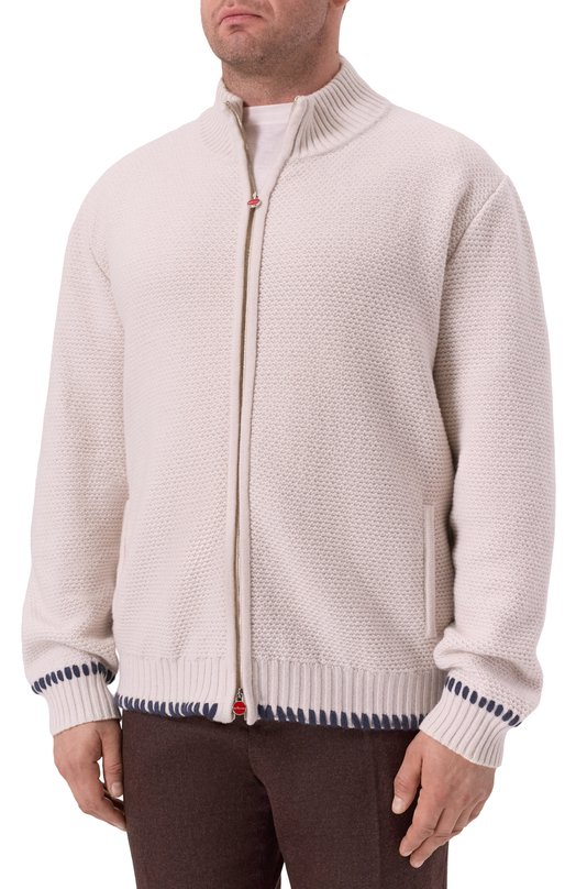 Кашемировый кардиган Kiton UMK073812/4XL-8XL Бежевый  UMK073812/4XL-8XL Фото 3