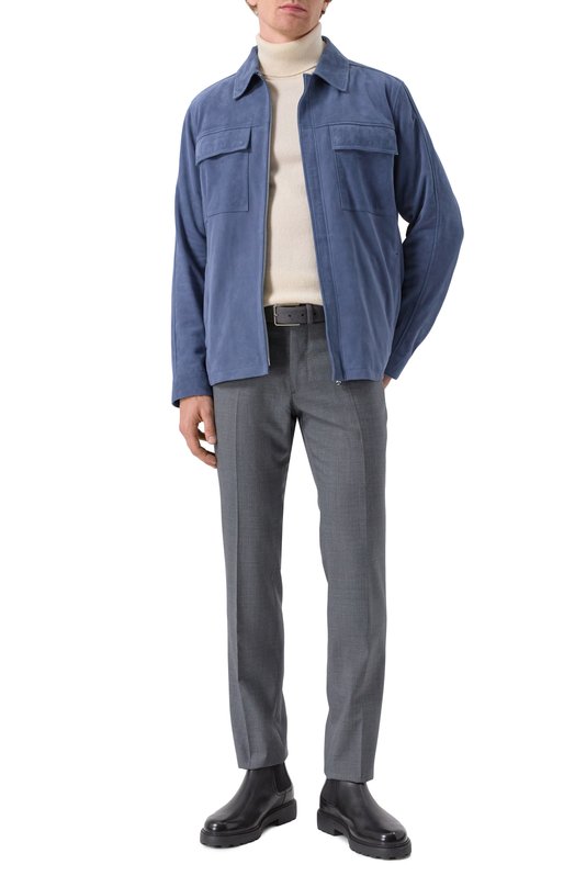 Замшевая куртка-рубашка Paul&Shark 25412707 Синий  25412707 Фото 2