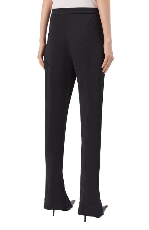Брюки из вискозы Mugler 25F1PA0440470 Чёрный  25F1PA0440470 Фото 4