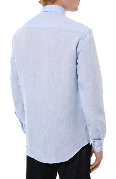 Льняная рубашка EMPORIO ARMANI, арт. 01SM0L/010F9, фото 4