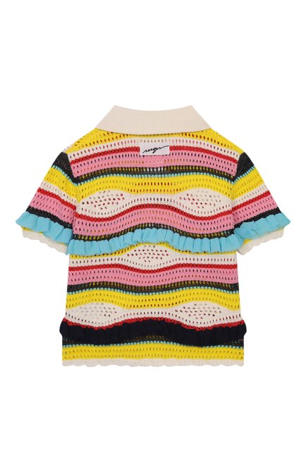 Хлопковое поло MSGM KIDS, арт. S5MSJGJP247