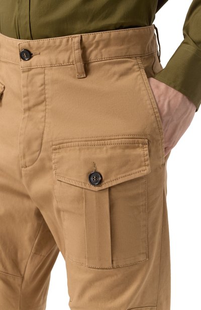 Хлопковые брюки-карго DSQUARED2, арт. S74KB0818/S39021, фото 5