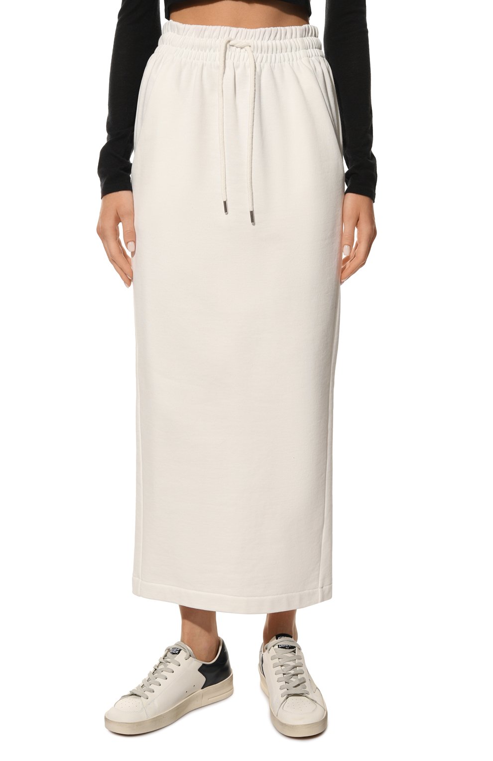 Хлопковая юбка DRIES VAN NOTEN белого цвета по цене 31000 руб., арт. 222-011105-5611, фото 3 Хлопковая юбка DRIES VAN NOTEN, арт. 222-011105-5611, фото 3