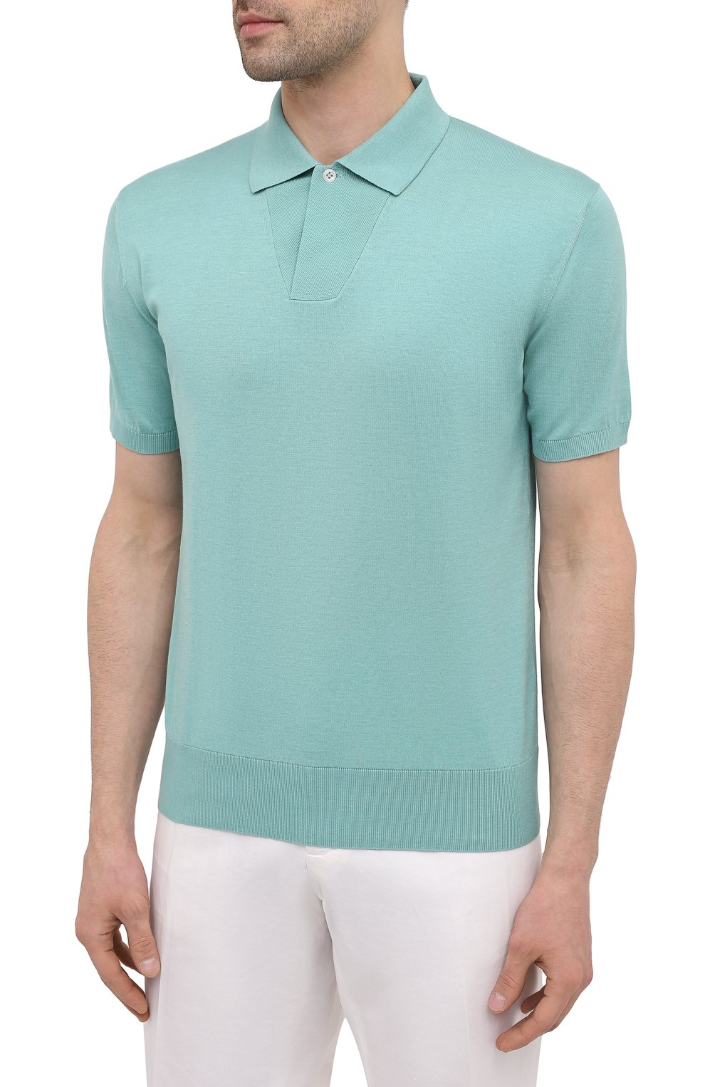 Поло из хлопка и шелка LORO PIANA, арт. FAL5739, фото 3