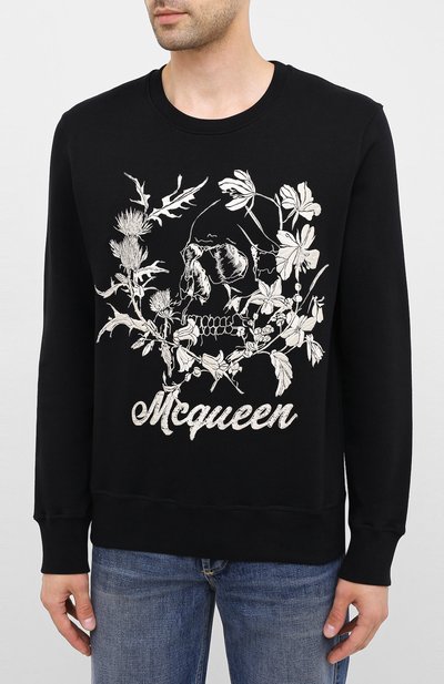 Хлопковый свитшот ALEXANDER MCQUEEN, арт. 625355/QPZ67, фото 3