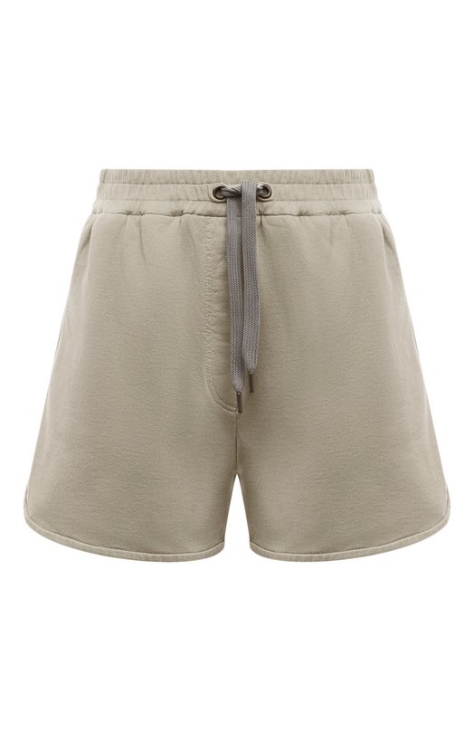 Хлопковые шорты Brunello Cucinelli MD869SB989 Хаки MD869SB989