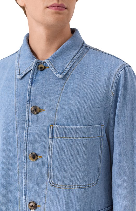 Джинсовая куртка Dries Van Noten 020429-2381-514 Голубой  020429-2381-514 Фото 5