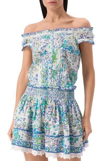 Хлопковый топ POUPETTE ST BARTH, арт. WA4S24D0QLP, фото 3