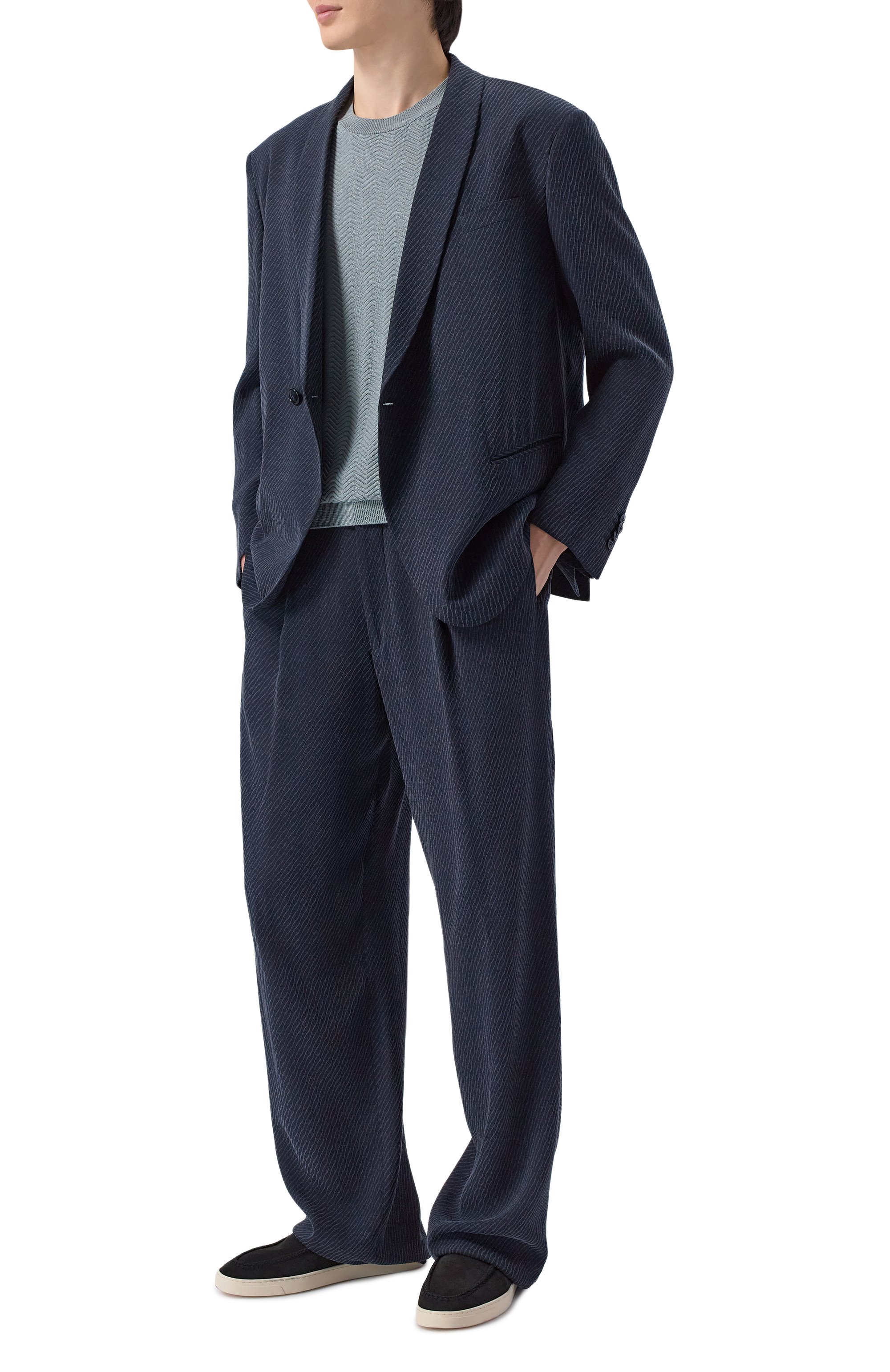 Джемпер из шелка и хлопка GIORGIO ARMANI, арт. GM003132/AF24705, фото 2