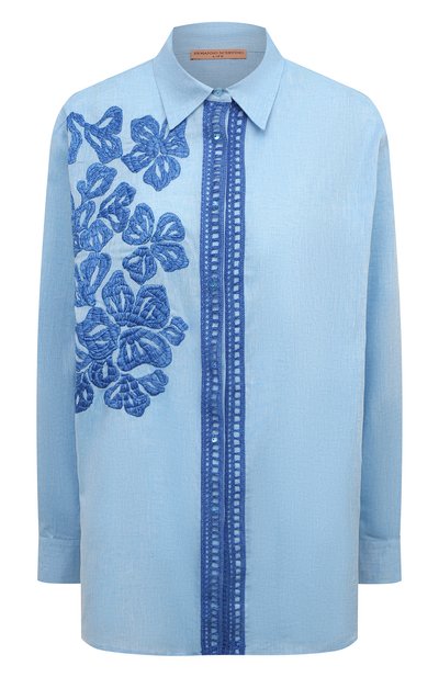 Женская туника изо льна и хлопка ERMANNO SCERVINO, арт. D444K305LZS