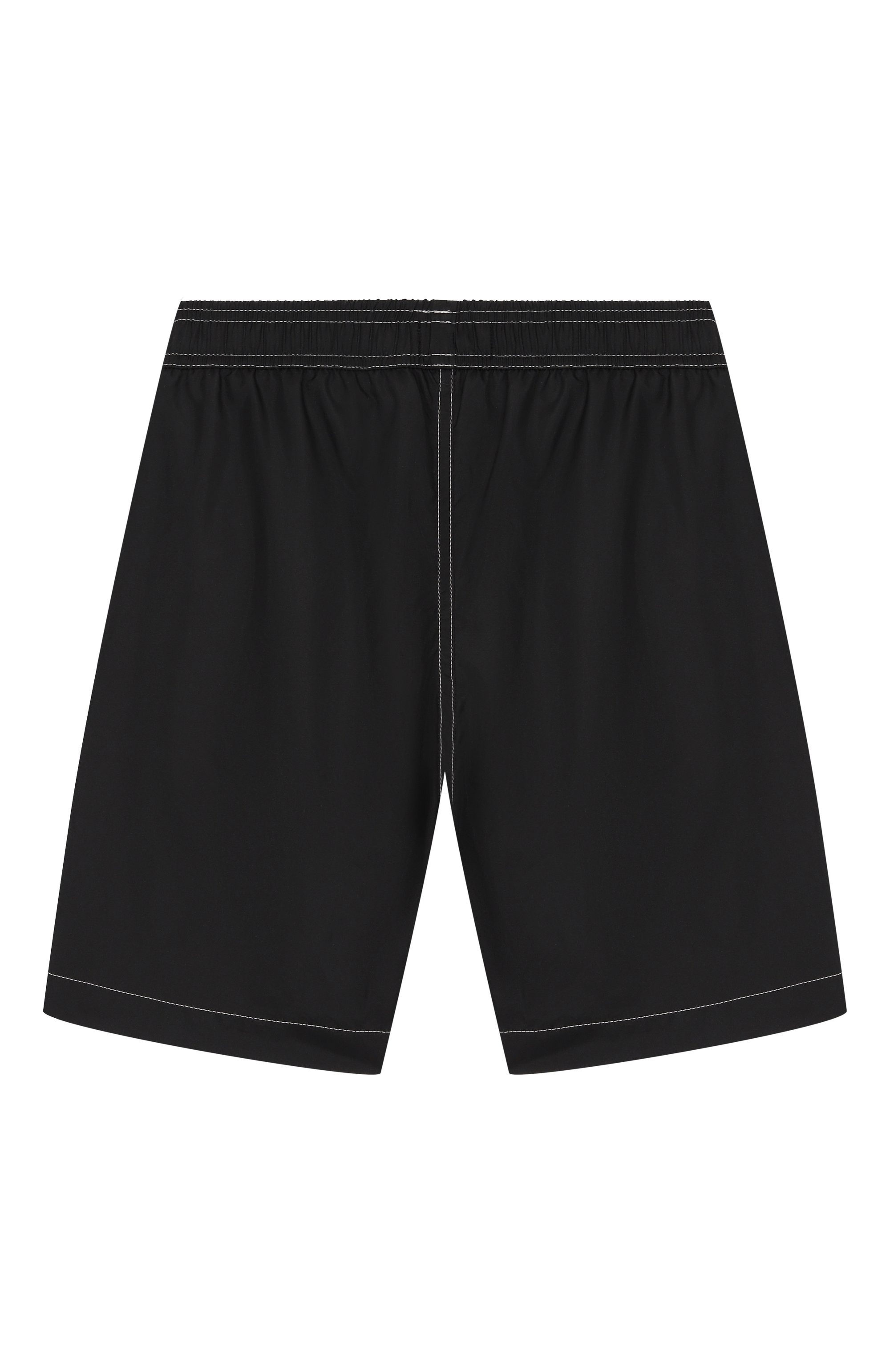 Плавки-шорты MOSCHINO черного цвета по цене 13000 руб., арт. HUL01I/LKA02/10-14, фото 2 Плавки-шорты MOSCHINO, арт. HUL01I/LKA02/10-14, фото 2