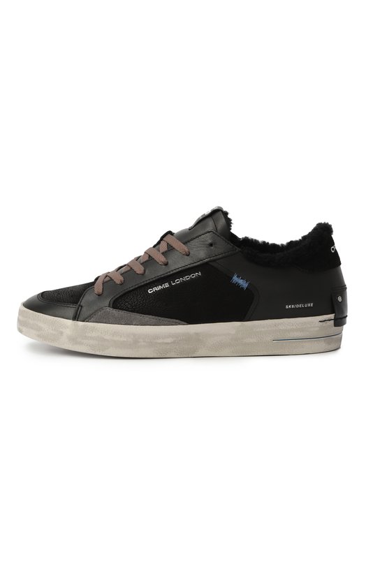 Кожаные кеды Sk8 Deluxe Crime London 11111AA8 Чёрный  11111AA8 Фото 4