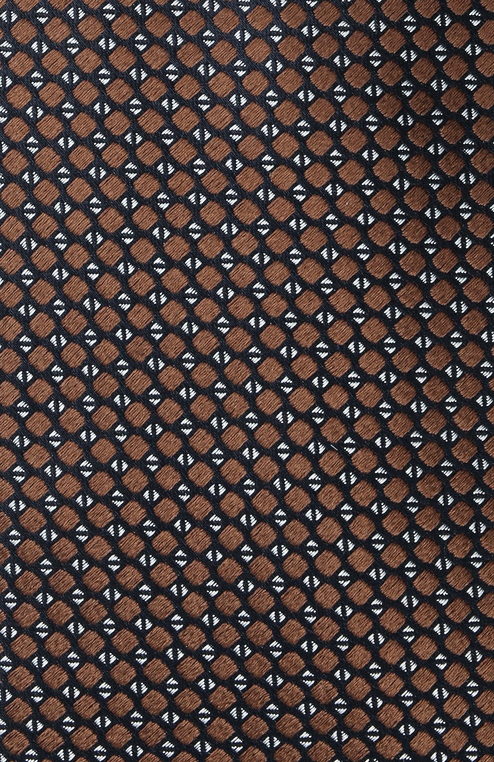 Шелковый галстук CANALI коричневого цвета по цене 16050 руб., арт. 24/HJ03074, фото 3 Шелковый галстук CANALI, арт. 24/HJ03074, фото 3