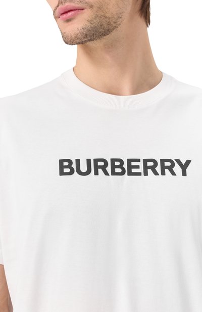 Хлопковая футболка BURBERRY, арт. 8084234, фото 5